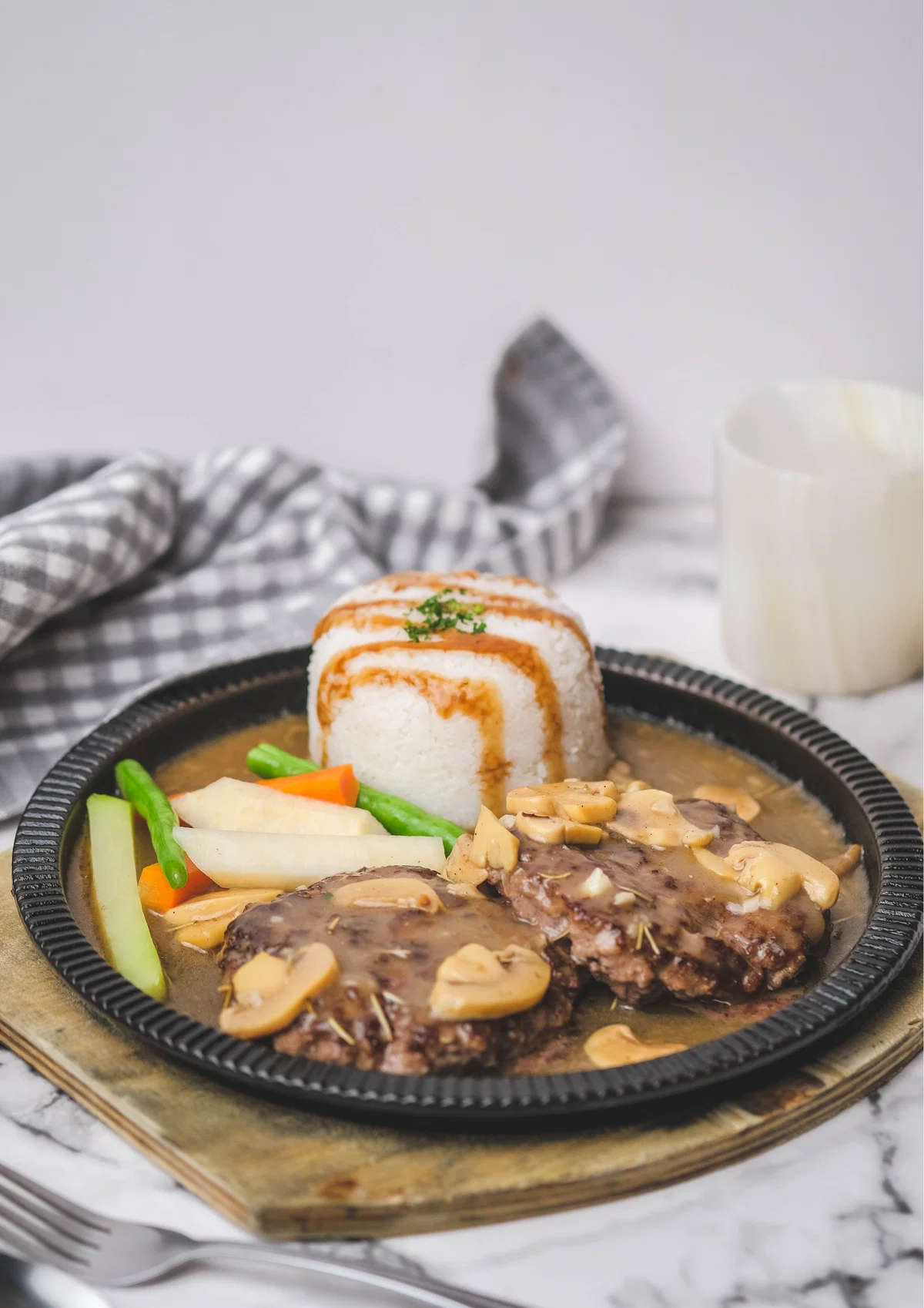 Grilled Burger Steak